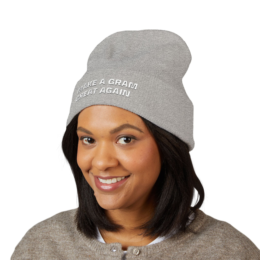 Make a Gram Great Again Embroidered Cuffed Beanie