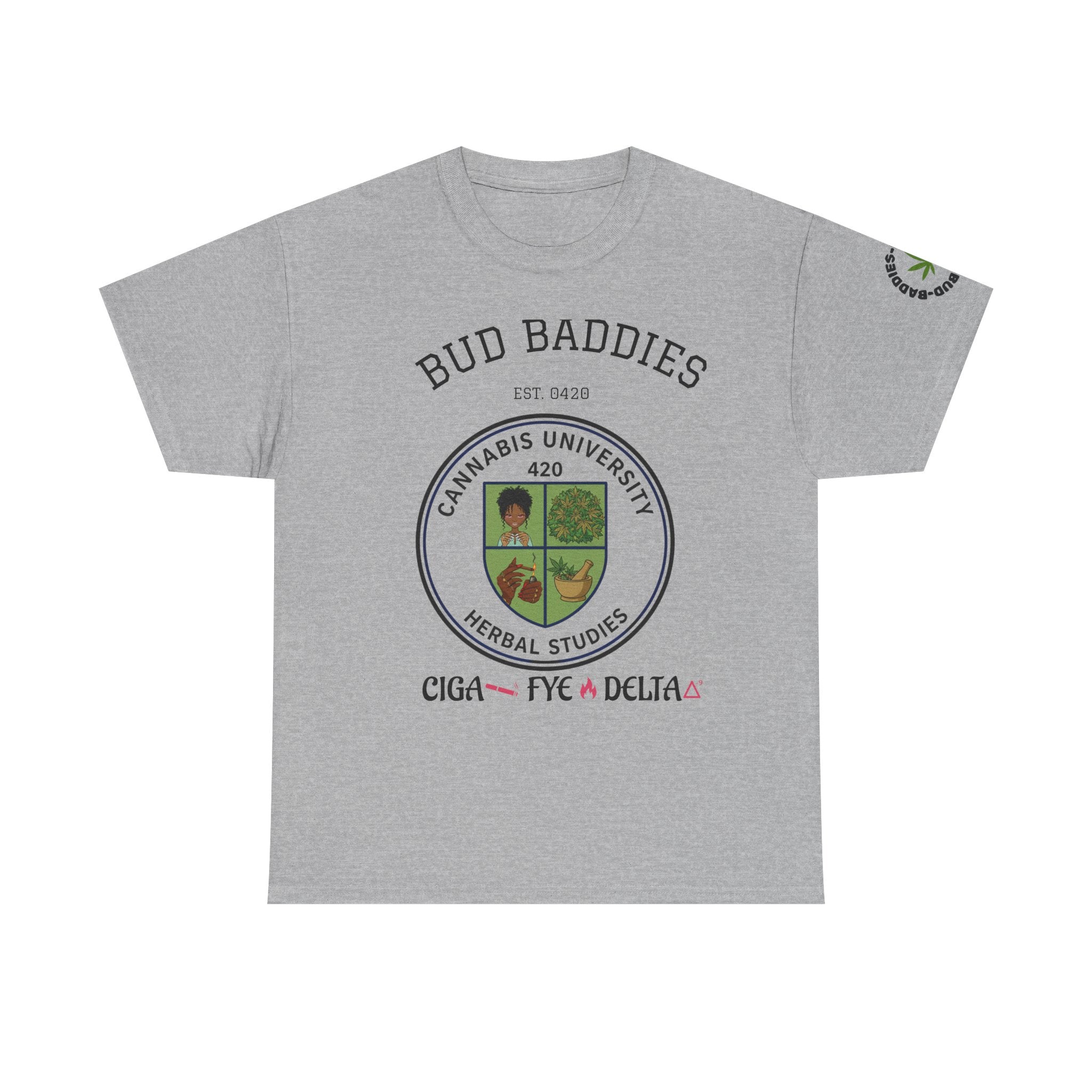 BudBaddies "University" T‑Shirt