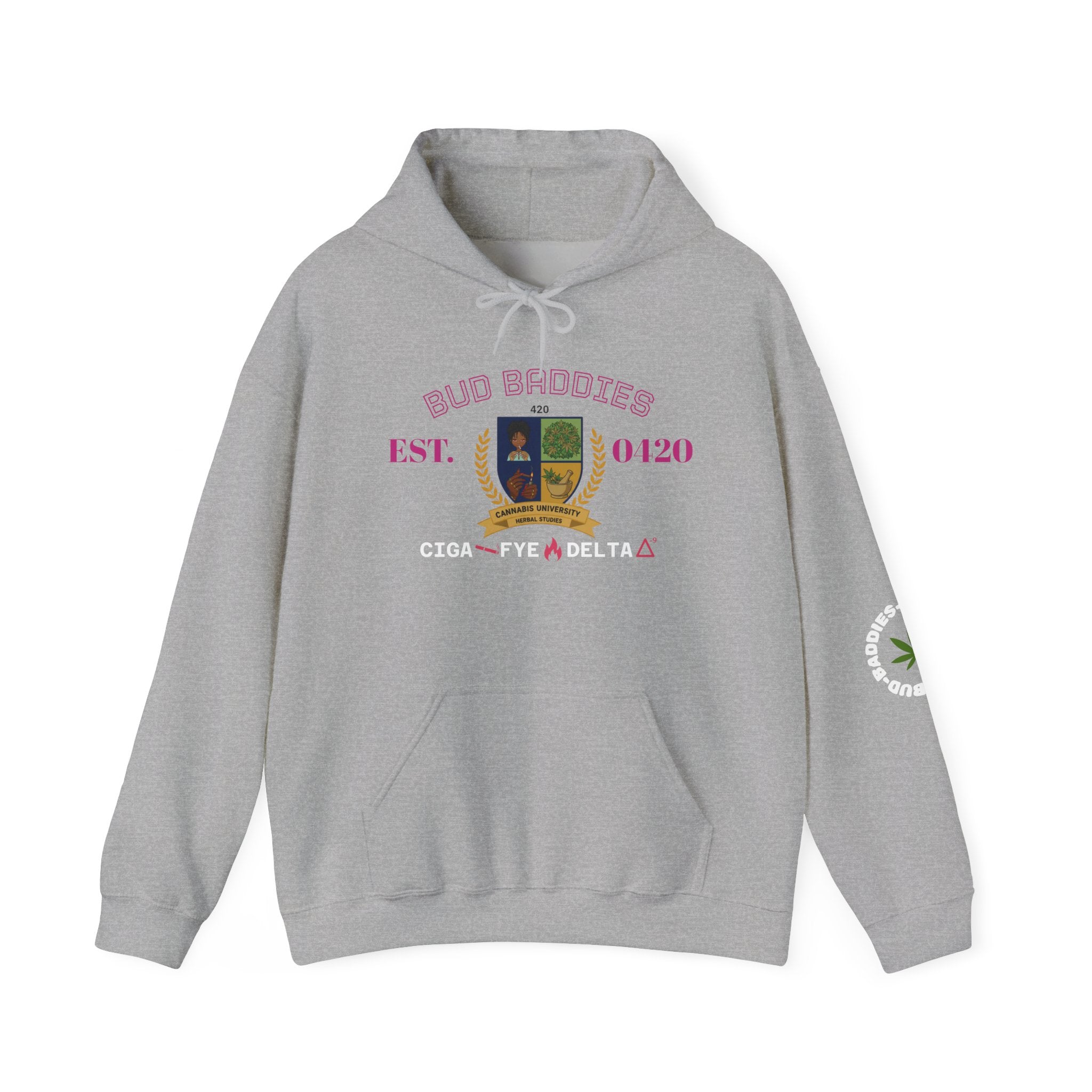 BudBaddies "University" – 'Ciga Fye Delta' Hoodie