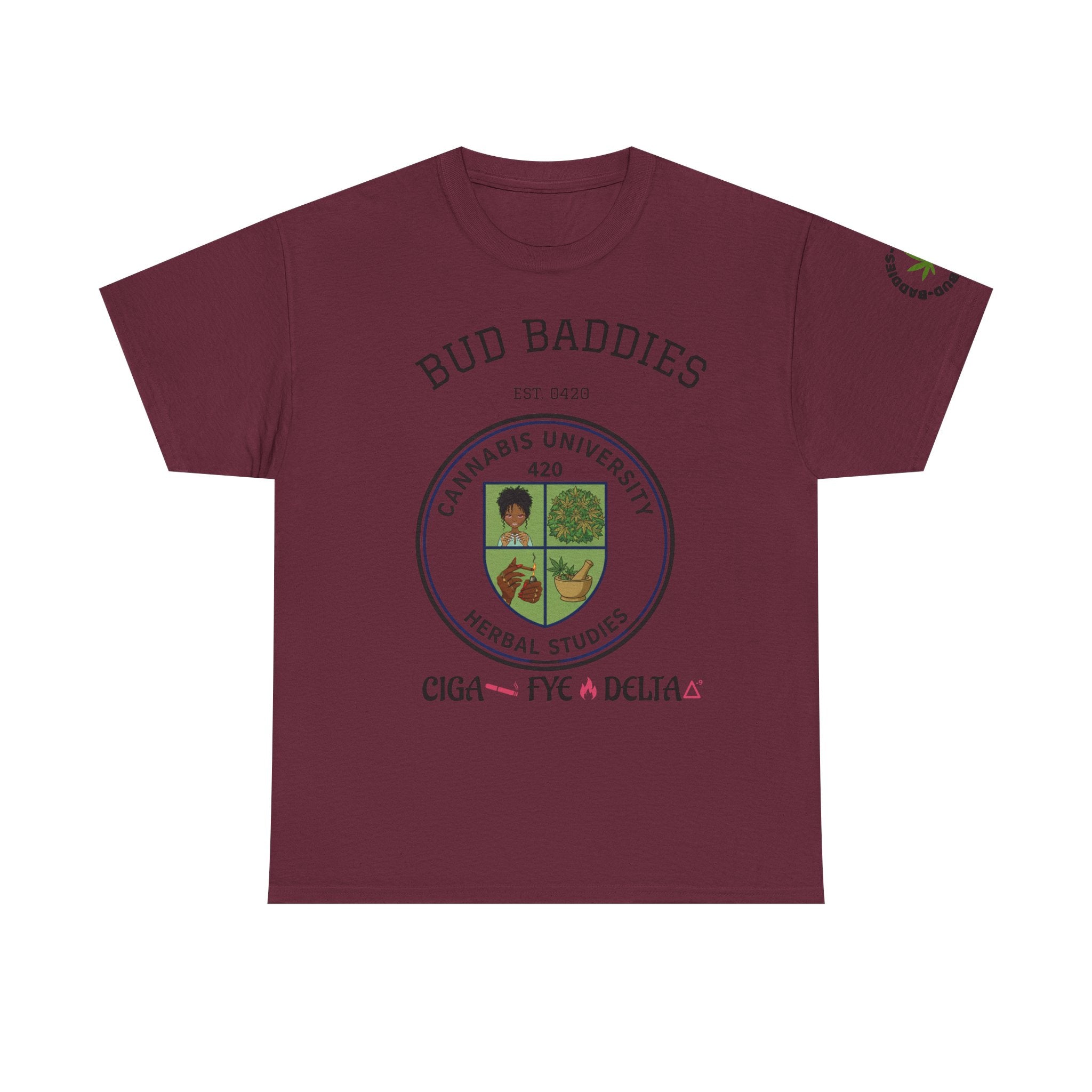 BudBaddies "University" T‑Shirt