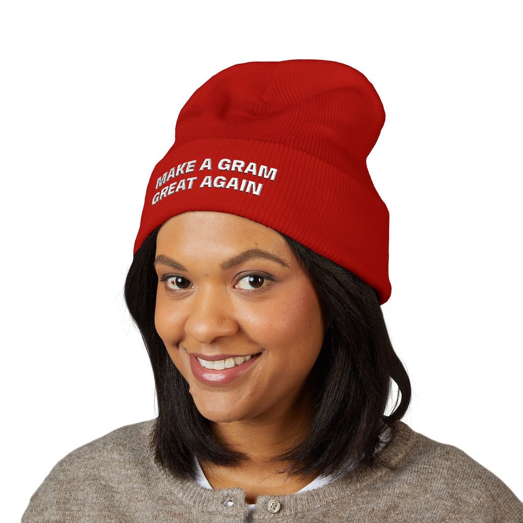 Make a Gram Great Again Embroidered Cuffed Beanie