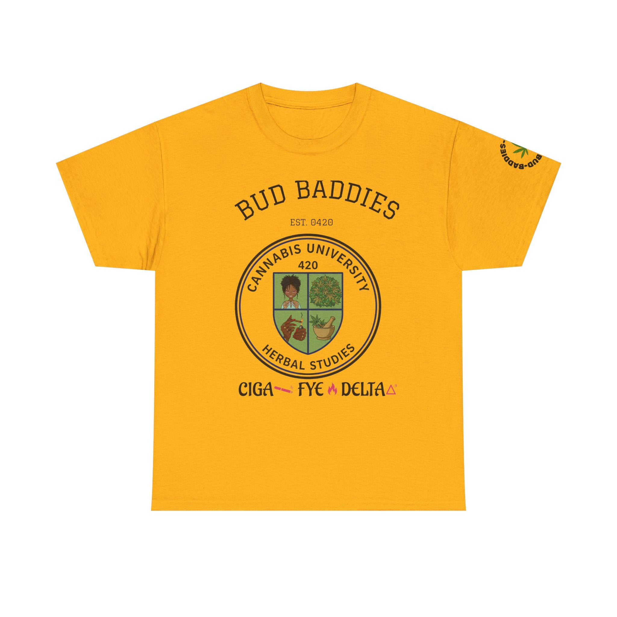 BudBaddies "University" T‑Shirt