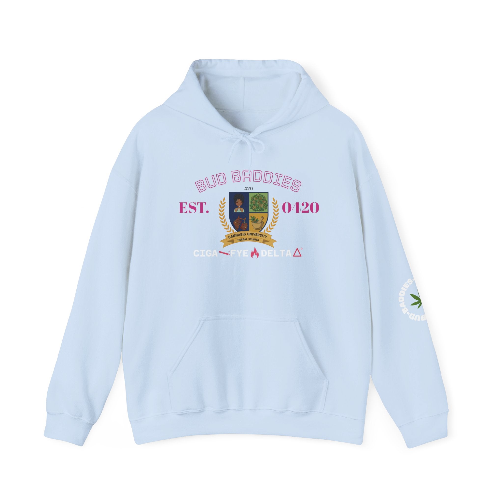 BudBaddies "University" – 'Ciga Fye Delta' Hoodie