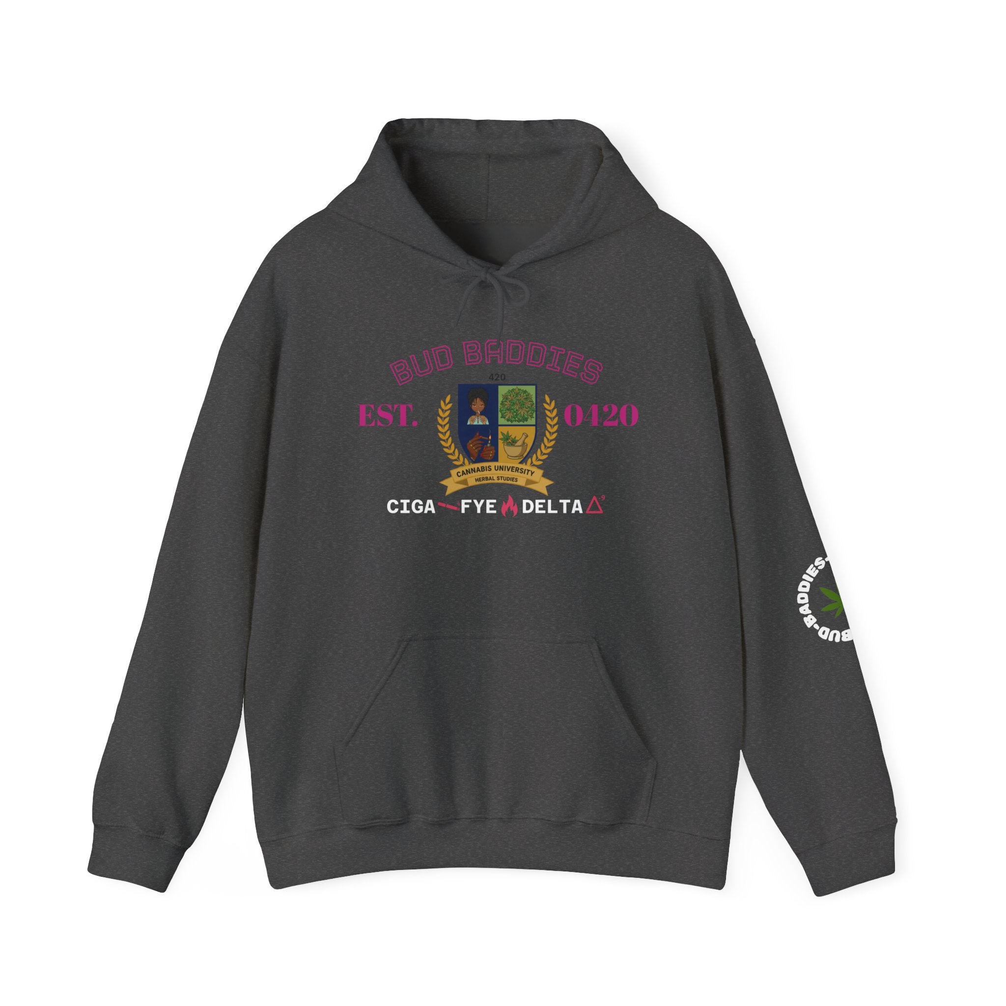 BudBaddies "University" – 'Ciga Fye Delta' Hoodie