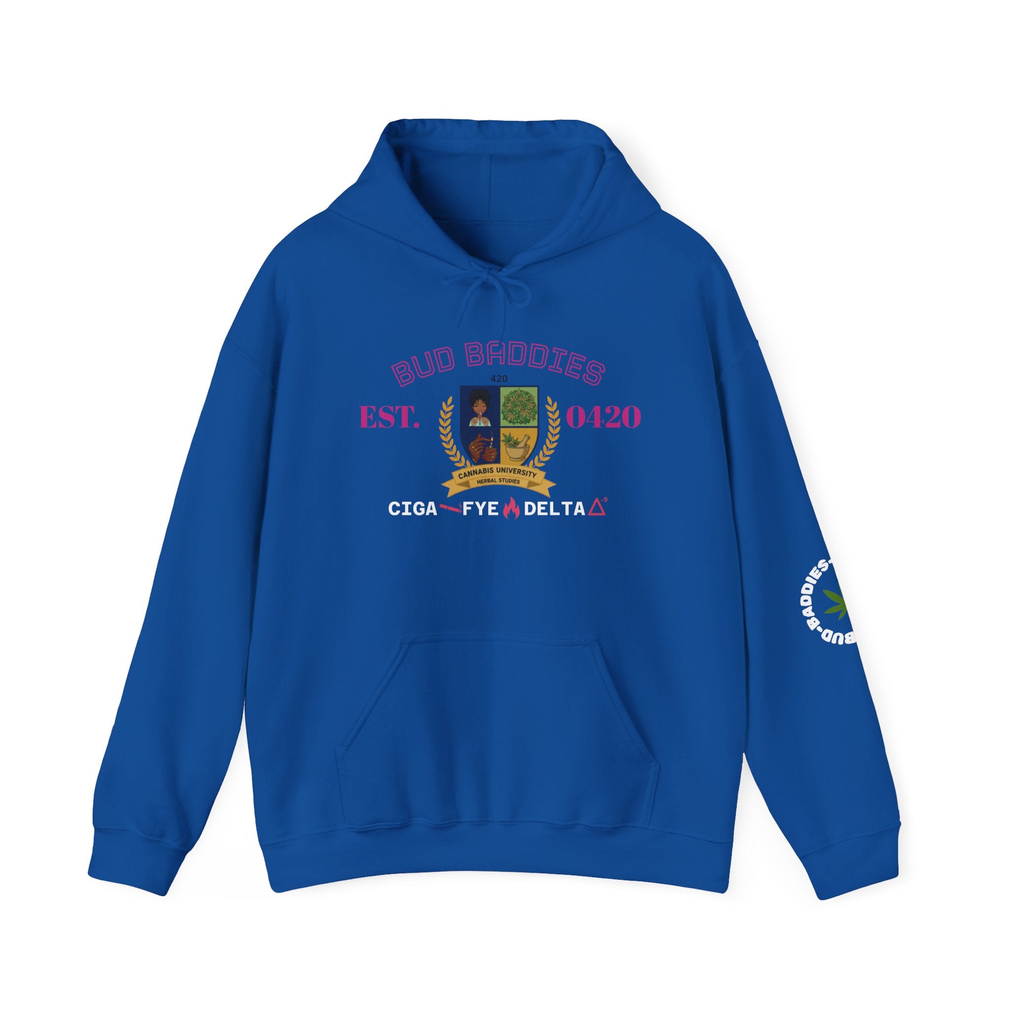 BudBaddies "University" – 'Ciga Fye Delta' Hoodie