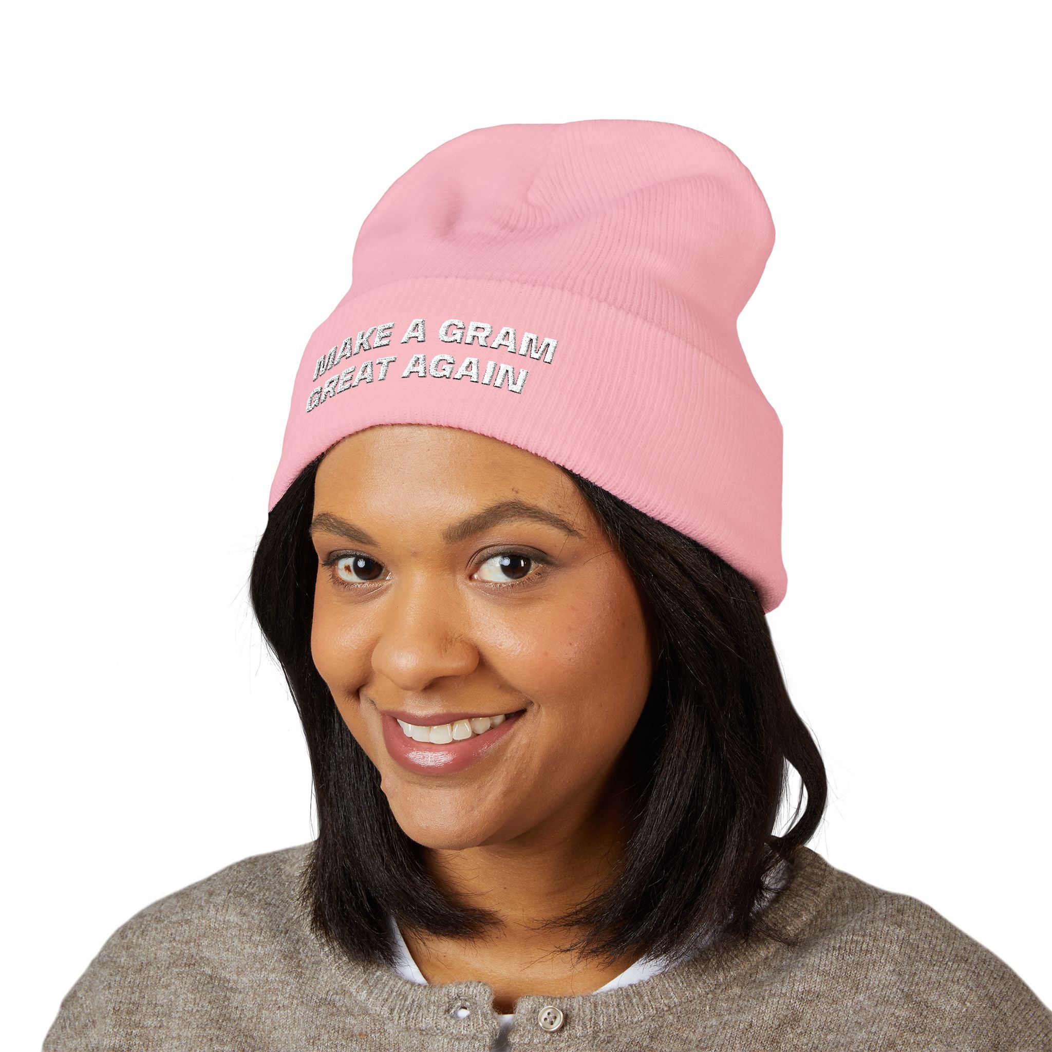 Make a Gram Great Again Embroidered Cuffed Beanie
