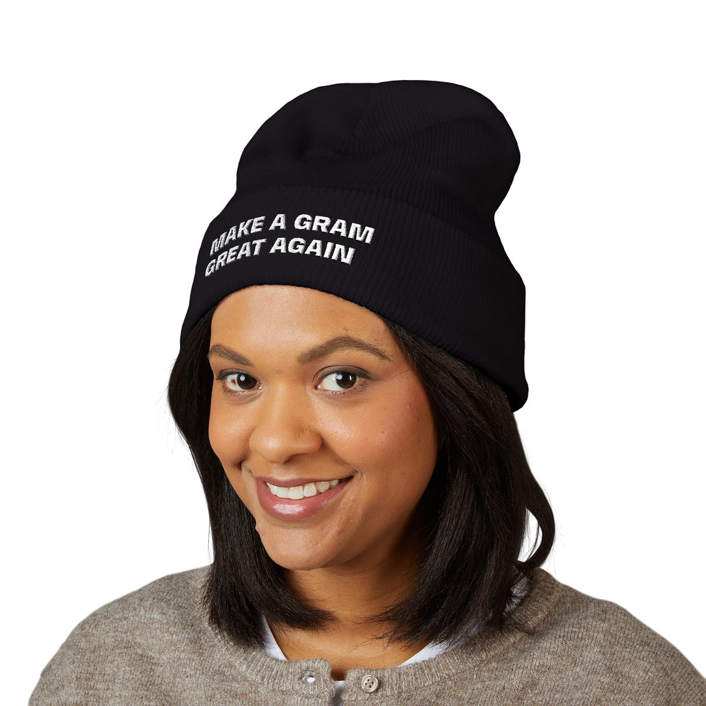 Make a Gram Great Again Embroidered Cuffed Beanie